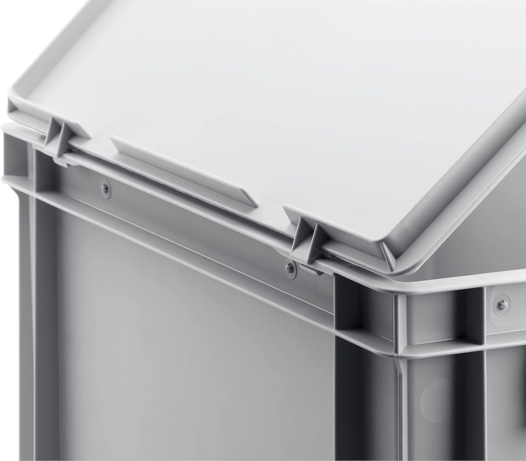 Eurobox mit Deckel 400x300x235mm | Aufbewahrungsbox, Box, Kunststoffbox, Lagerbox, Regalbox