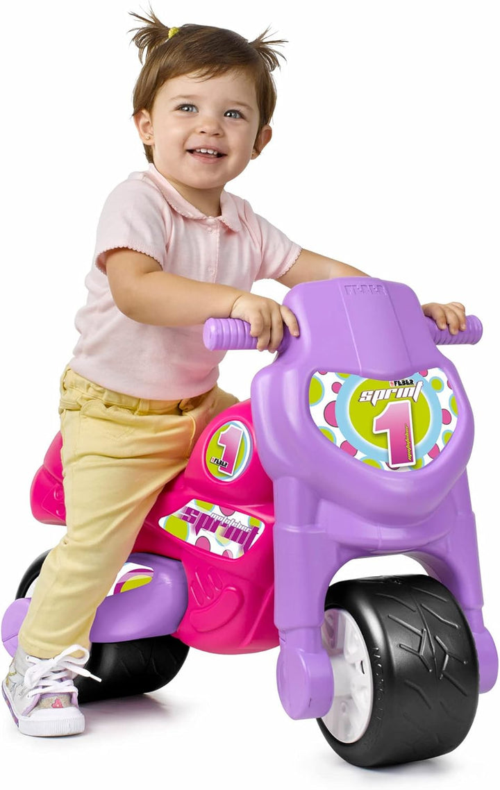 FEBER - Violet Motofeber 1 Sprint Girl, Laufräder für Mädchen im Alter von 18 Monaten bis 3 Jahren (