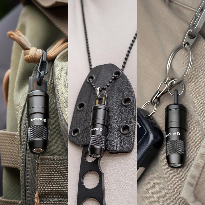 OLIGHT iMini 2 Mini LED USB-Aufladbare Taschenlampe Schlüsselhänger mit magnetischen Basis, 50LM 19,