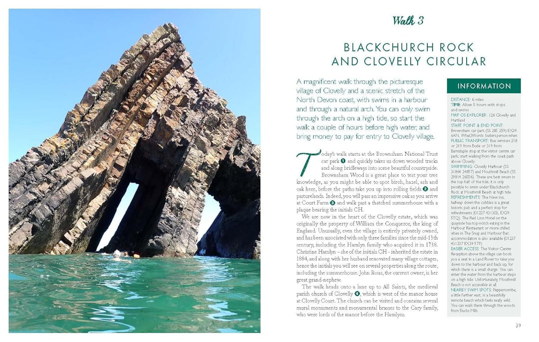 Wild Swimming Walks Exmoor & North Devon: 28 Lake, River & Waterfall Days Out, Taschenbuch