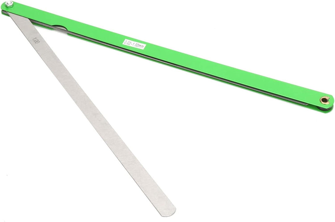 Gap Fühlerlehre Fülllehre, 300 Mm Fülllehre 17 Stück Metrisch 0,02-1 Mm Dicke Edelstahl Messwerkzeug