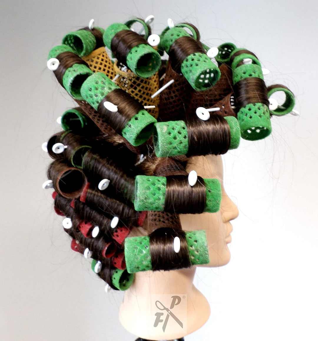 FP Übungskopf "Paula" 100% Proteinhaar (von deutschem Friseurbedarf-Fachhändler!) (Paula 55-60 cm br