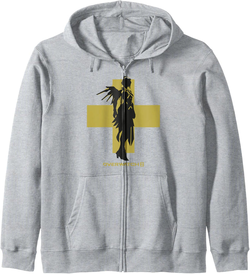 Overwatch 2 Mercy Angel Silhouette Kapuzenjacke