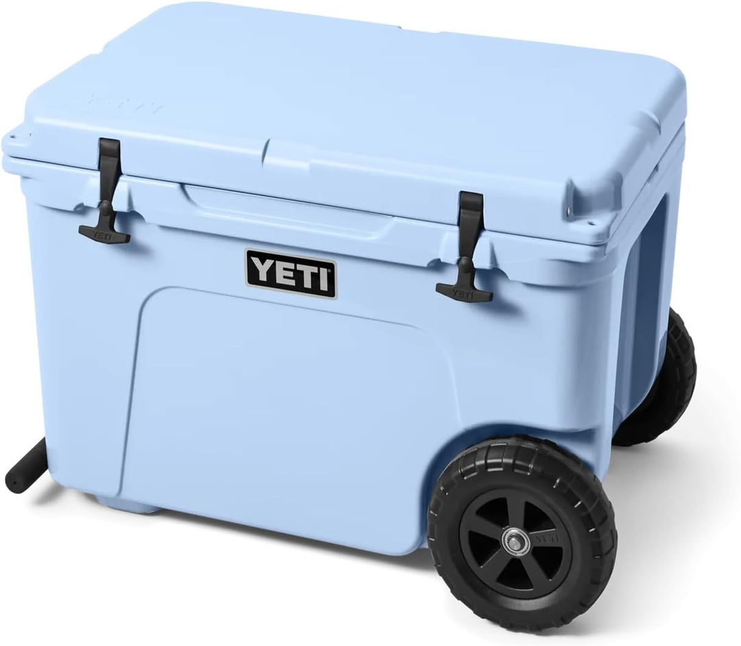 YETI Tundra Haul Wheeled Cool Box, Insulated Hard Cooler Big Sky Blue, Big Sky Blue