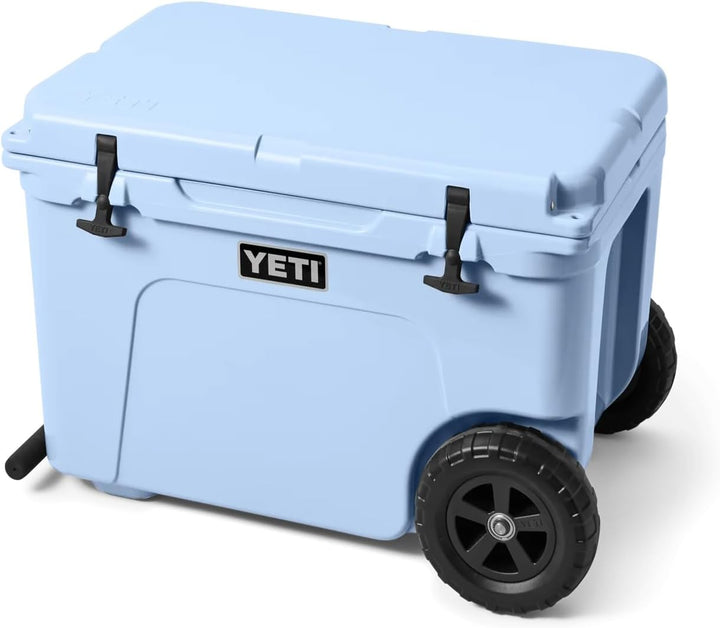 YETI Tundra Haul Wheeled Cool Box, Insulated Hard Cooler Big Sky Blue, Big Sky Blue