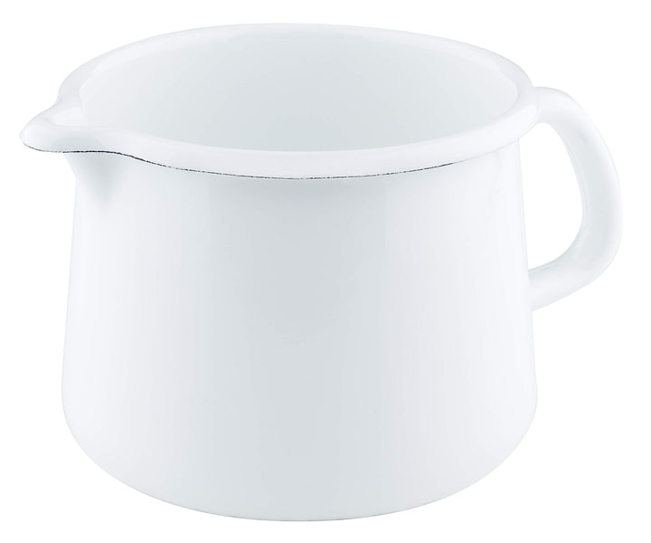 Riess, 0672-033, Schnabeltopf 12, NOUVELLE- ARCTICWEISS, Durchmessser 12 cm, Höhe 10.7 cm, Inhalt 1
