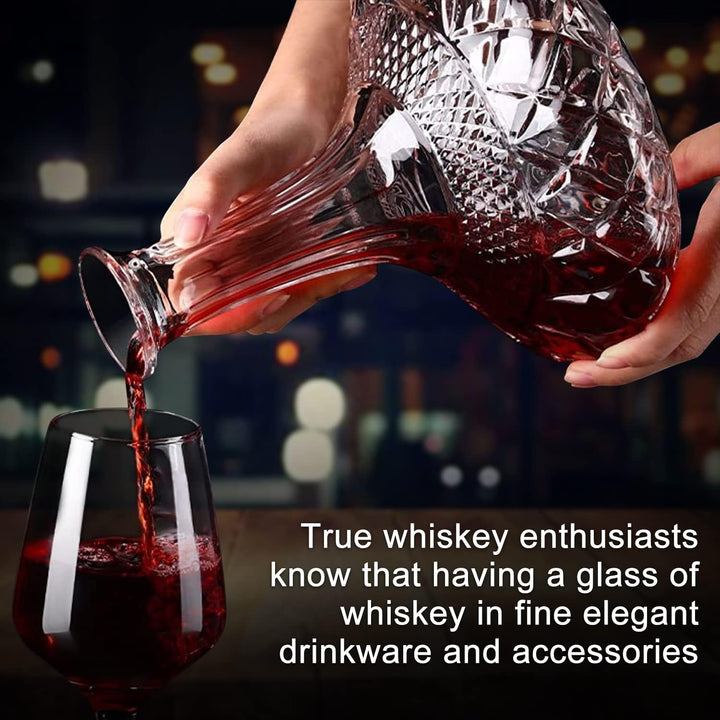 Paysky Wein Dekanter für Wein/Whiskey mit Stopfen, obere Regal-Kollektion, Dekanter mit Luxuriöser B