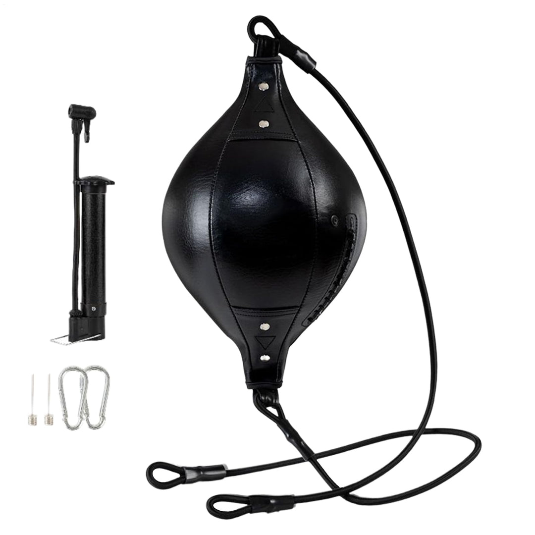Boxing - Elastischer Boxball | Flexibler Doppelendball Aus PU Leder Für Fitness Koordinationstrainin