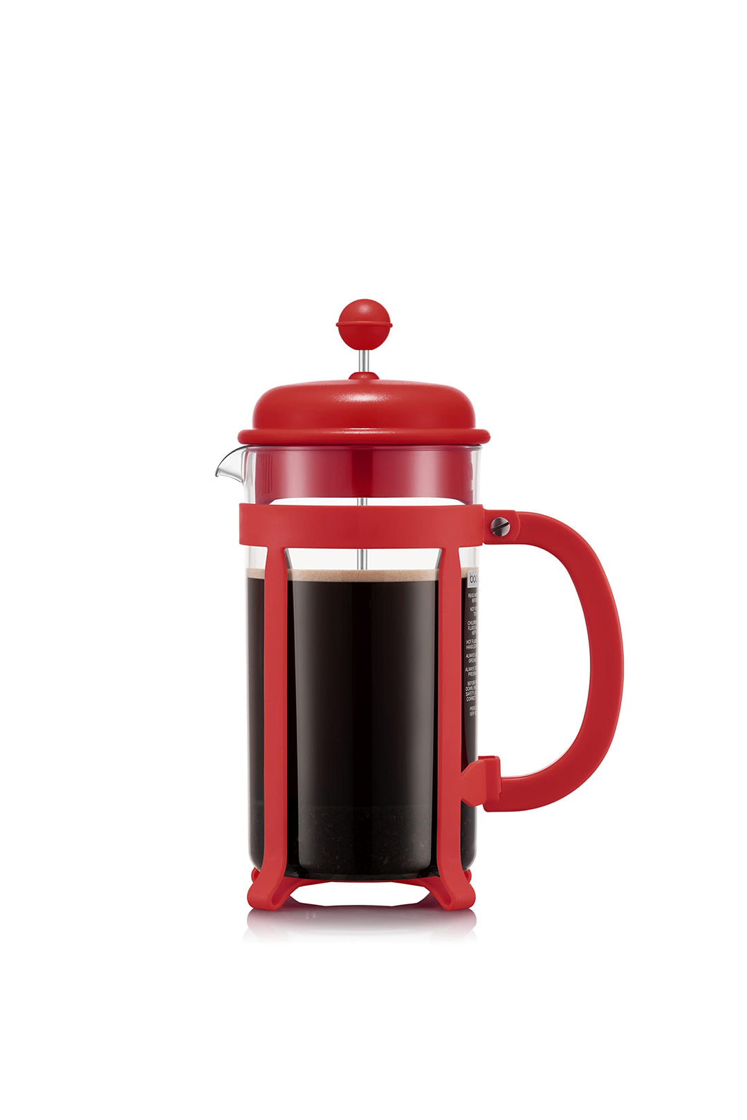 BODUM 1908-04 JAVA Kaffeebereiter mit Kunststoffrahmen und Deckel, 8 Tassen, 1.0 L