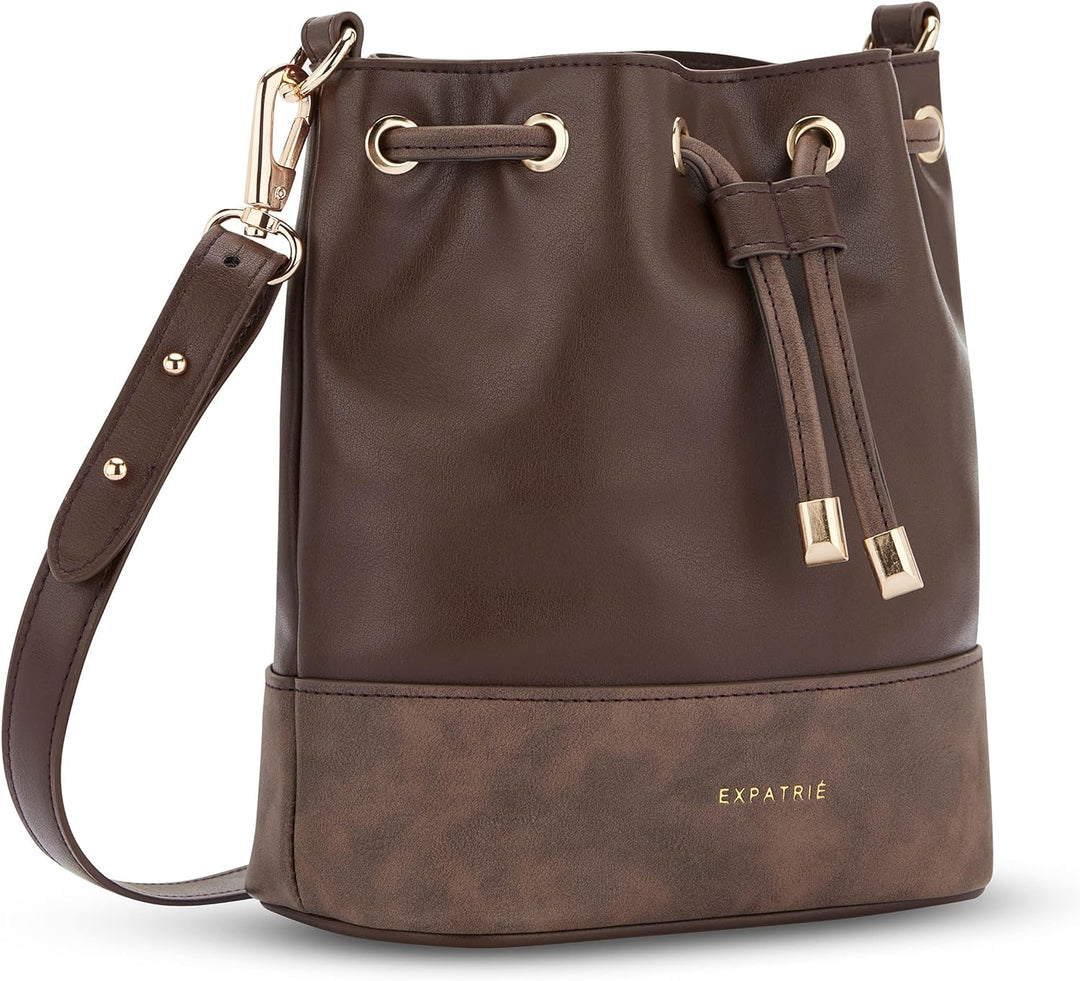 Expatrié Handtasche Damen Klein - Sarah Small - Crossbody Schultertasche aus Veganem Leder - Elegant