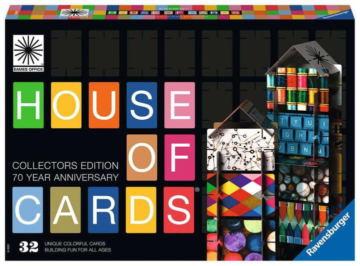 Ravensburger Eames House of Cards® Collectors Edition - Der Steckspiel Klassiker mit den Designs von