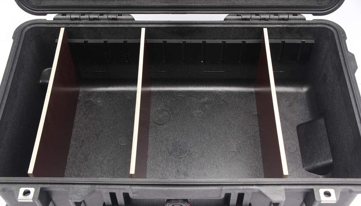 Inlay-Shop Tool-Case inklusive pimpOrganizer mit Trennwandsystem und Deckeleinteiler eingebaut im Pe