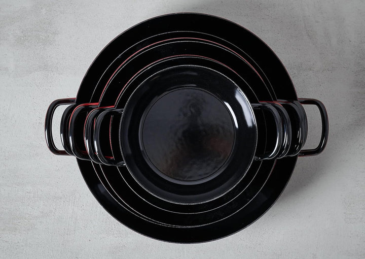 Riess, 0600-022, Schlemmerpfanne Ø 20cm, Classic, SCHWARZEMAILLE, Schwarz, Vol. (rec.): 0,6 Liter, M