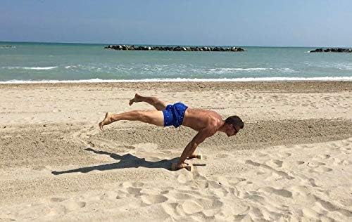 RS SPORT Calisthenics, Parallele aus Holz, niedrige Paralletten, Paralleline, Calisthenics, Push Up