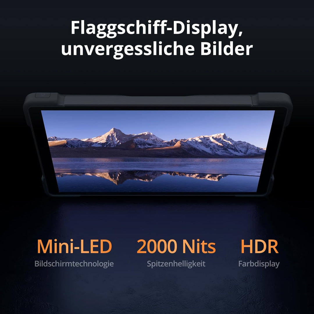 DJI RC Pro 2-Fernsteuerung – 7 Zoll superhelles, drehbares Display für Vertikalaufnahmen, zusammenkl