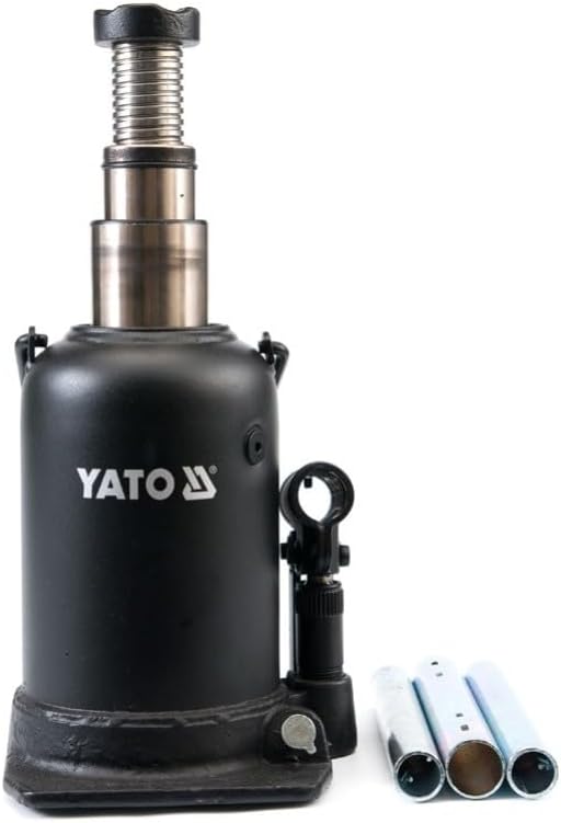 Yato Bottle Jack Two Stage Piston 10T, Schwarz, YT-1714