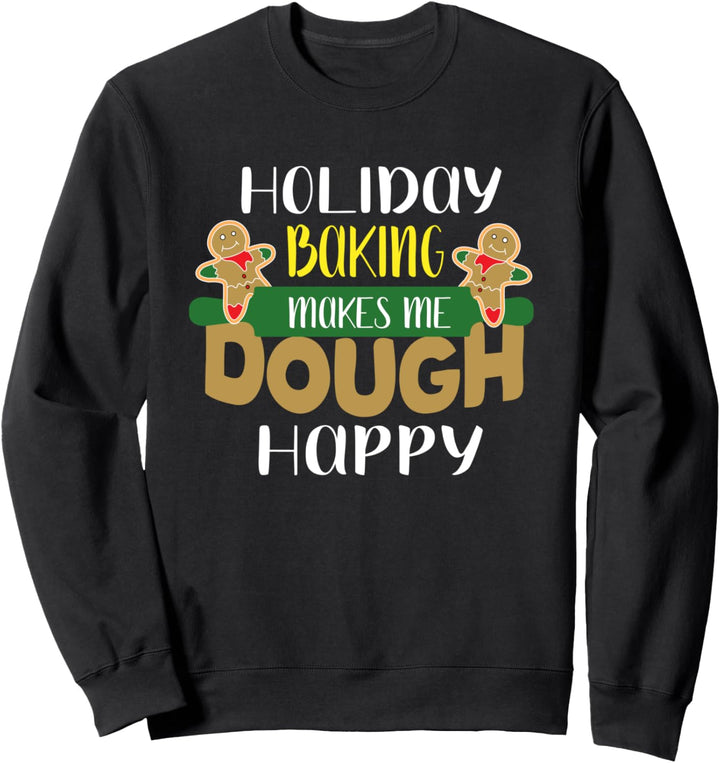 Weihnachten Backen Crew Urlaub Teig Backen Spass Sweatshirt
