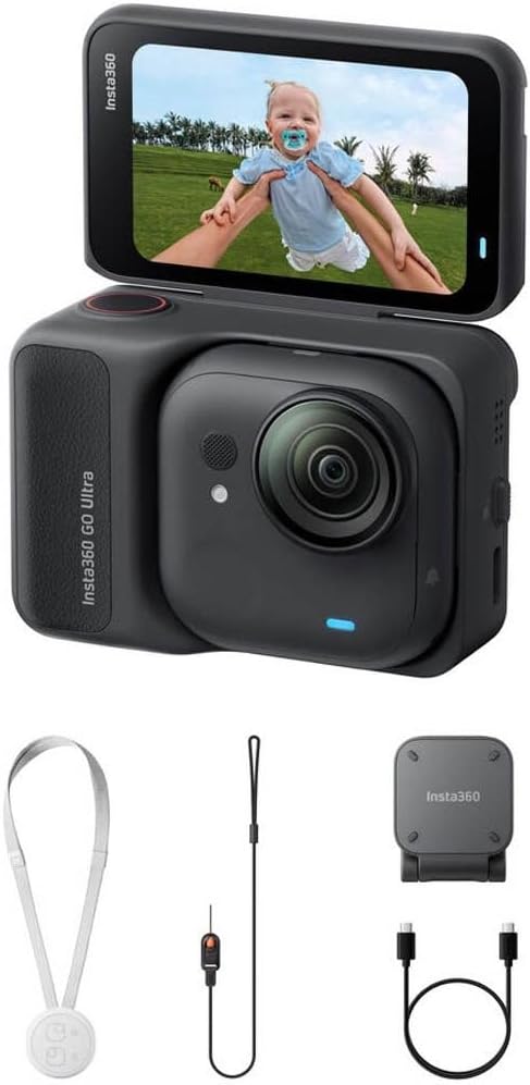Insta360 GO Ultra Action Kamera (Midnight Black)