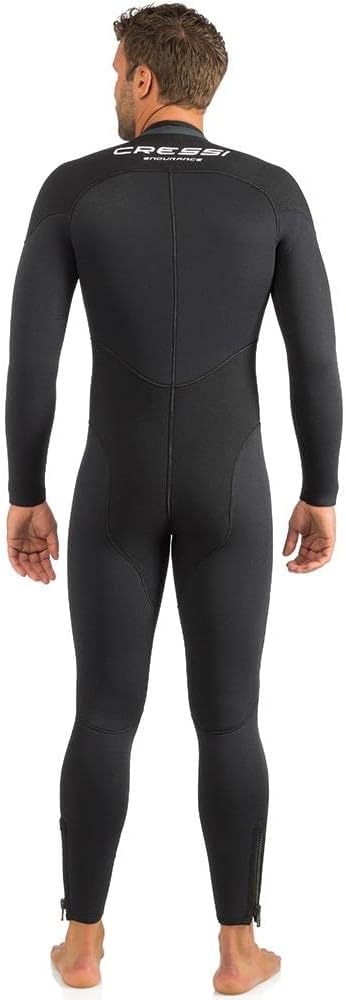 Cressi Endurance Man Monopiece Wetsuit 5mm - Herren Overall Tauchanzug Aus 5mm Neopren Für Taucher U