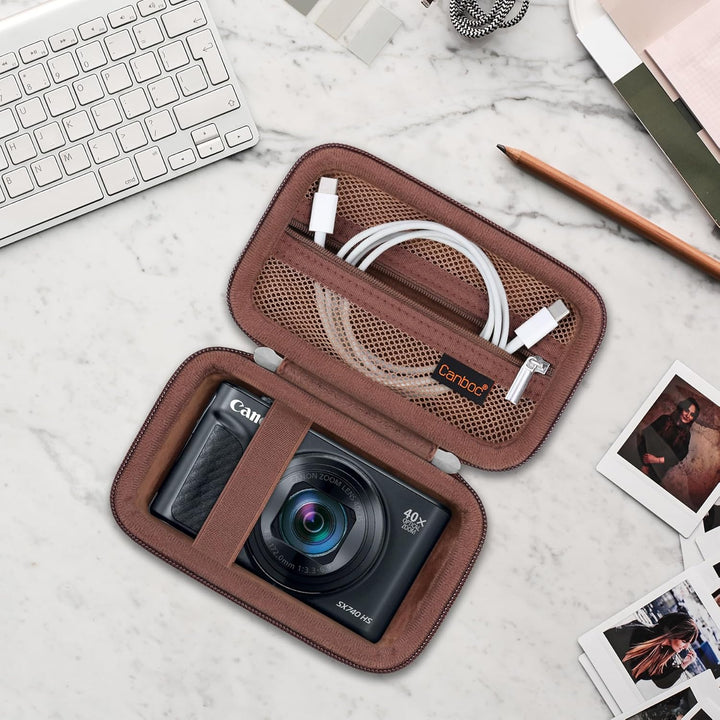 Canboc Tragetasche für Canon PowerShot SX740/ SX730/ SX720/ SX620/ G7X Mark III/Mark II Digitalkamer