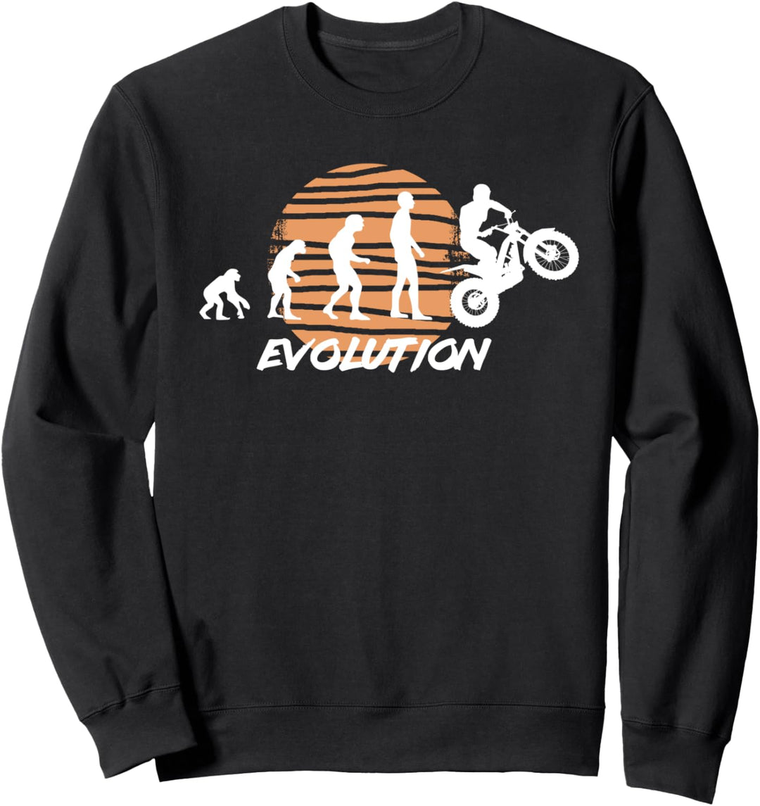 Motorrad - Motorrad - Evolution - Geschenk Sweatshirt