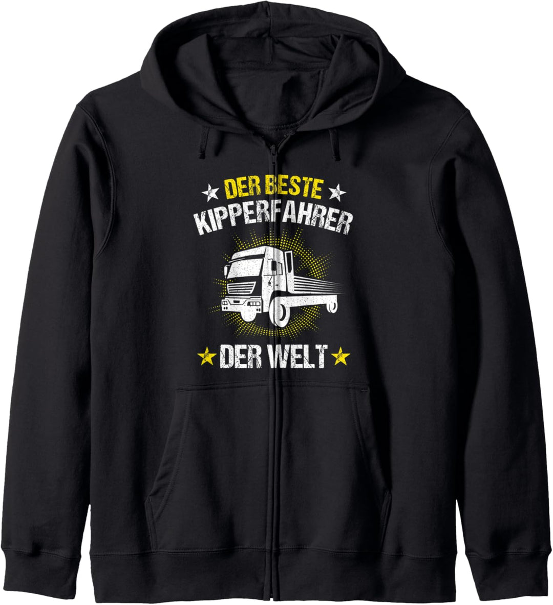 Der beste Kipperfahrer der Welt, Berufskraftfahrer Kipper Kapuzenjacke