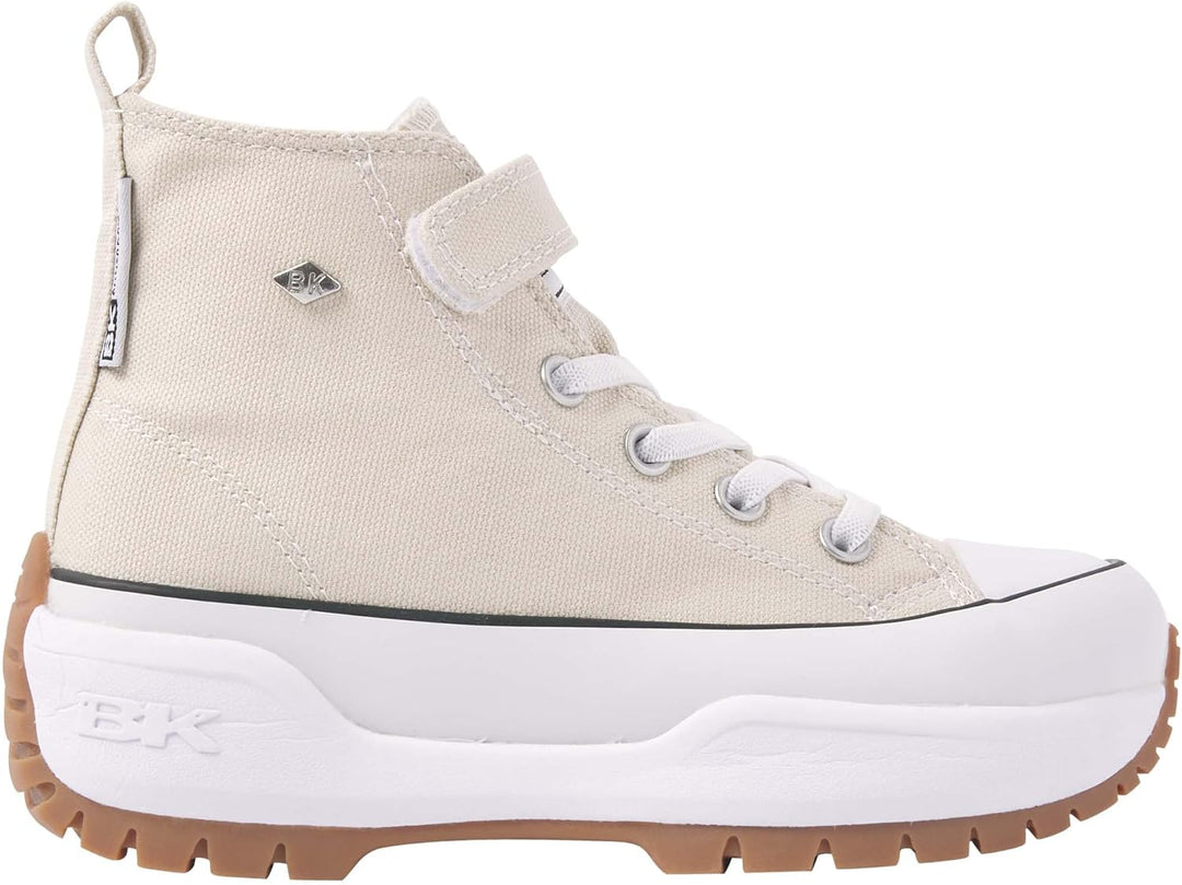 British Knights Mädchen Kaya Mid Fly Sneaker 31 EU Beige, 31 EU Beige