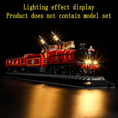 GEAMENT LED Licht-Set Kompatibel mit Lego Harry Potter Hogwarts Express - Beleuchtungsset für 76405