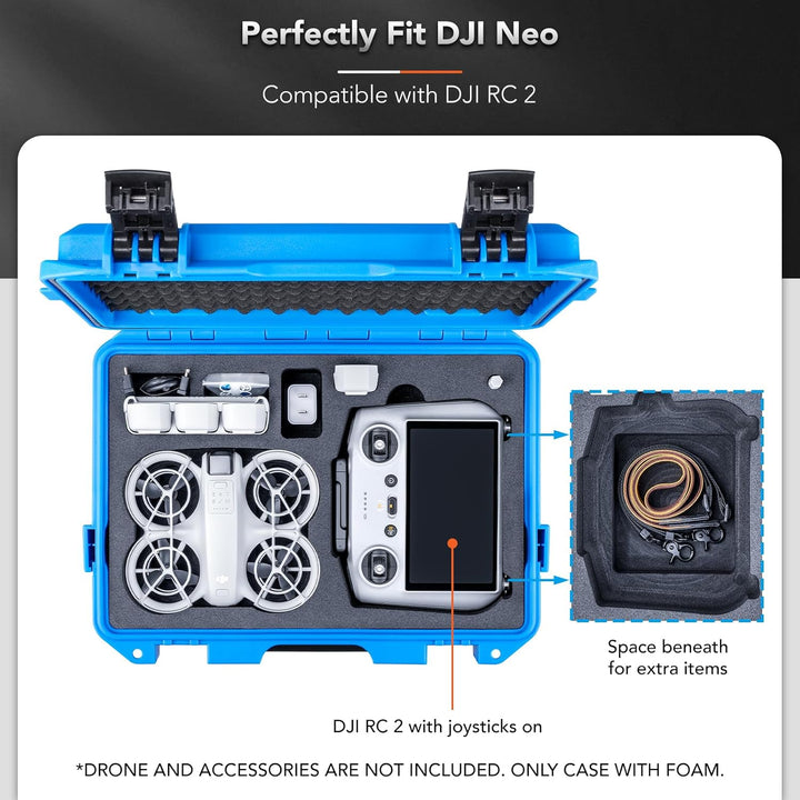 Lykus Titan N110 Wasserdicht Tasche/Koffer/Case für DJI Neo Combo, RC-N3/DJI RC 2, Unterstützung 7 A