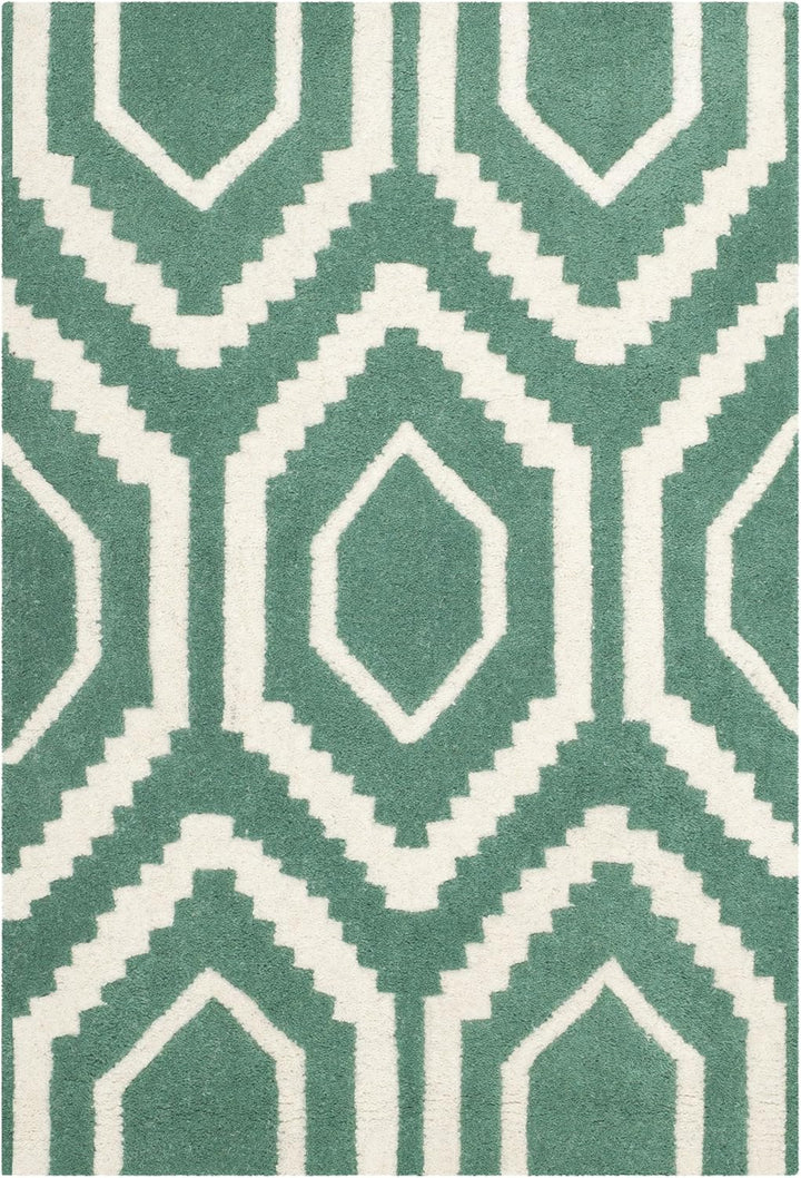SAFAVIEH Zeitgenössische Teppich für Wohnzimmer, Esszimmer, Schlafzimmer - Chatham Collection, Kurze