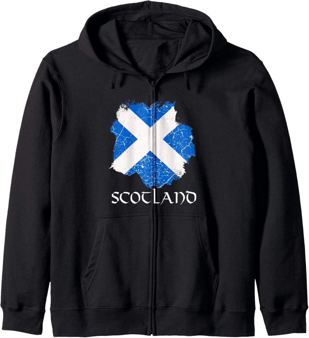 Schottland Flagge Schottisches Wappen Dudelsack Urlaub Land Kapuzenjacke