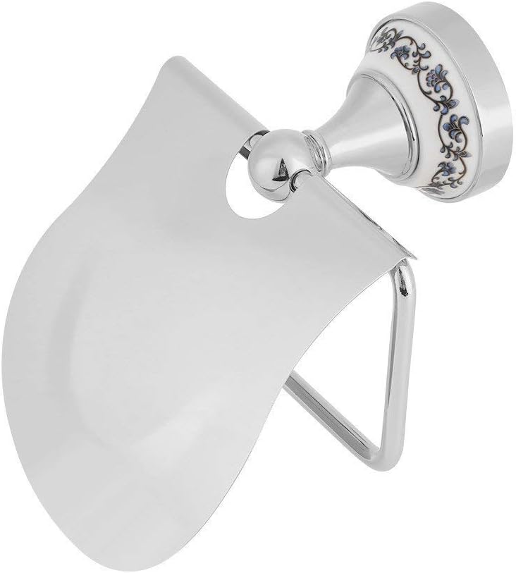 Yosoo Klassischer Badezimmer Toiletten Rollenpapier Halter mit Schallwand wasserdichtem an der Wand
