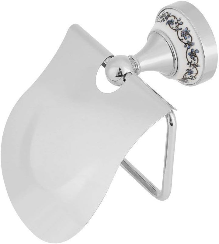 Yosoo Klassischer Badezimmer Toiletten Rollenpapier Halter mit Schallwand wasserdichtem an der Wand