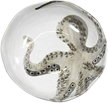 CREAFLOR HOME 2er Set Suppenteller Marina POLPO Krake 22cm weiss schwarz Virginia Casa