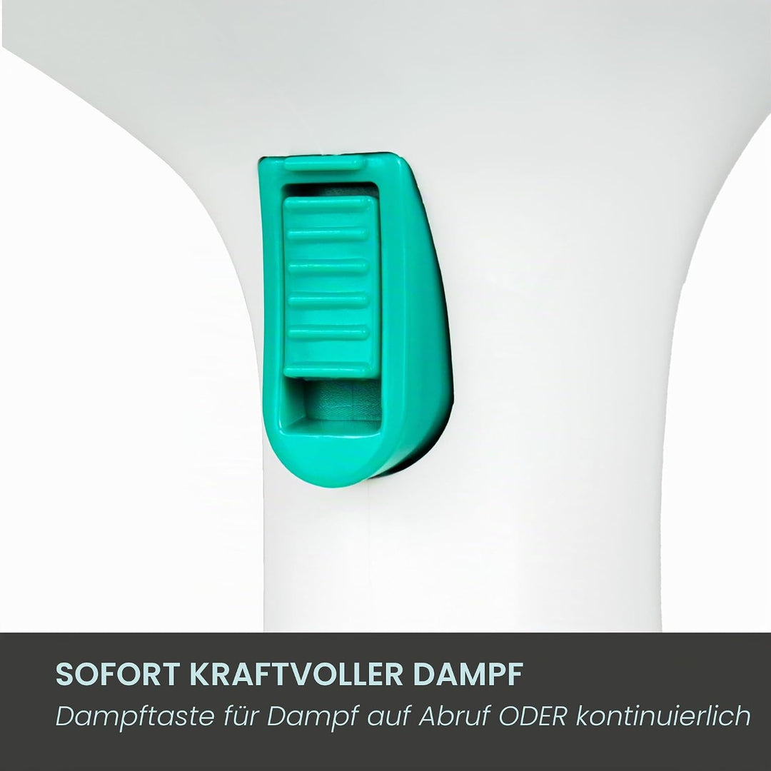 Jocca Vertikales Dampfbügeleisen 1500W, 280ml Wassertank, Grün, Grün