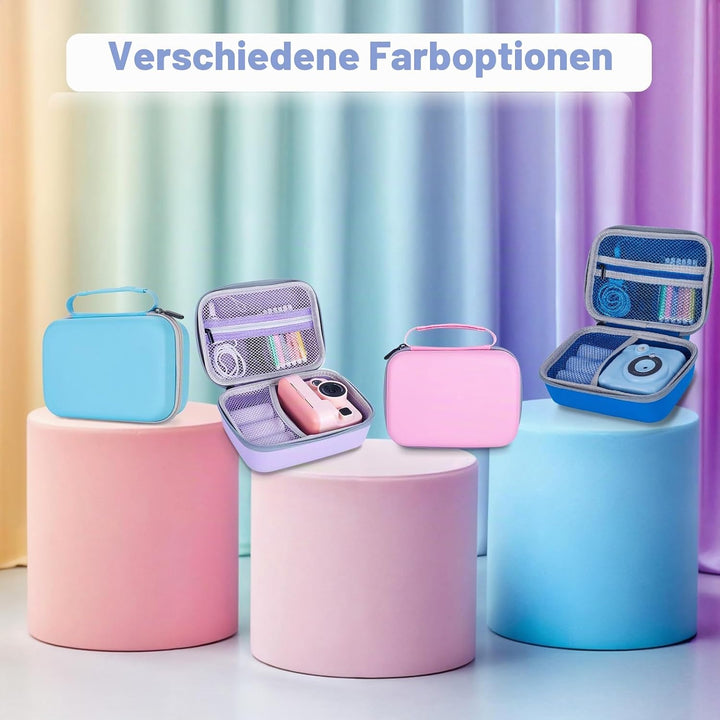 Riosin Kinder Sofortbildkameratasche, kompatibel mit YORKOO/OPERHOO Kinder Sofortbildkamera, Harte A
