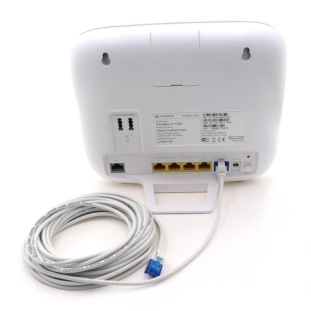 1aTTack.de 660400 Cat6 Cat.6 Kabel Cat Netzwerkkabel 7,5m - Patchkabel Slim Kabel (Kleiner Durchmess