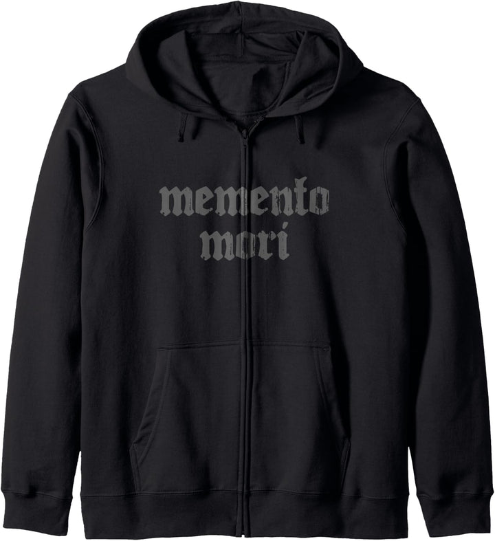 Nu Goth Memento Mori Kapuzenjacke