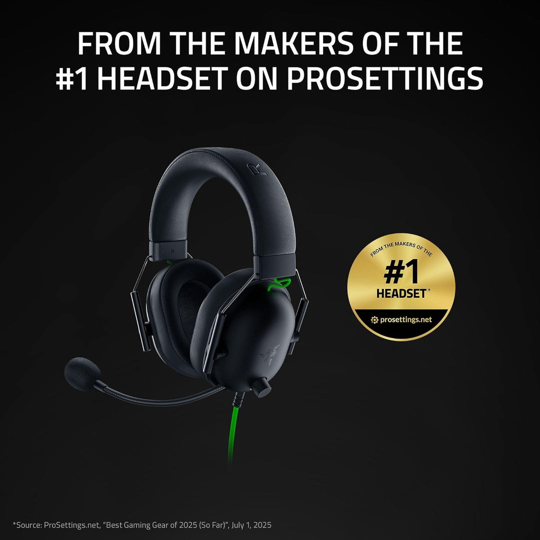 Razer BlackShark V2 X Gaming-Headset: 7.1 Surround Sound – 50 mm Treiber – Memory-Schaumstoff-Kissen
