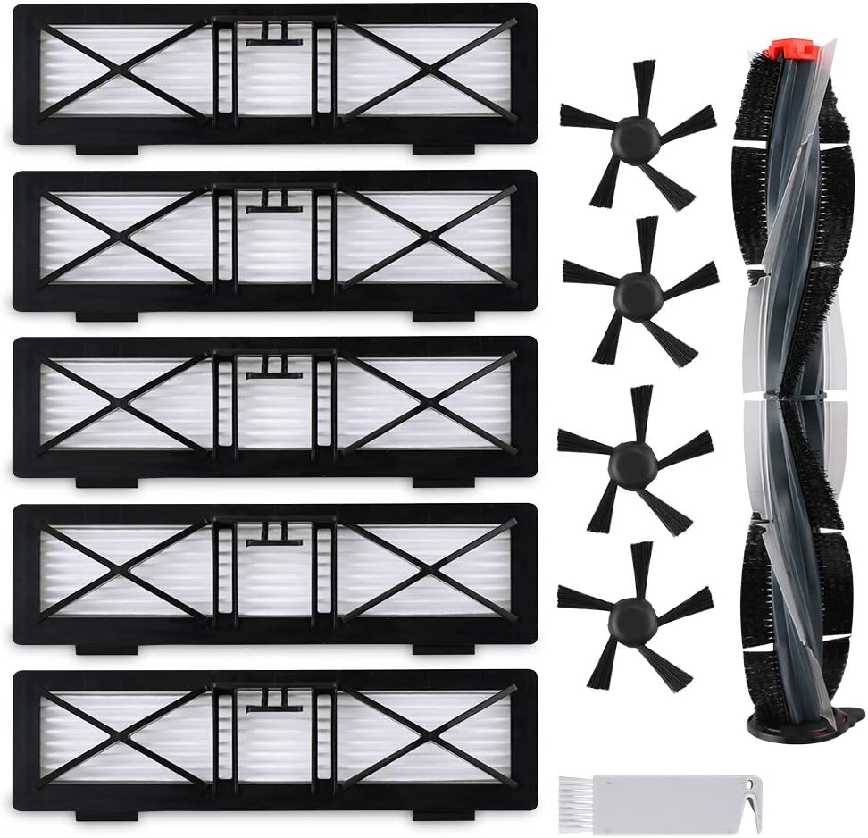FHzytg Ersatzteile Filter Zubehör Bürste Ersatzfilter Ersatzbürste für Neato Botvac Roboterstaubsaug