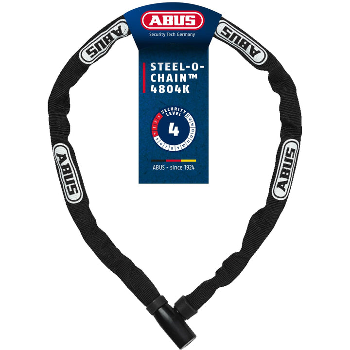 ABUS Kettenschloss Steel-O-Chain 4804K – Fahrradschloss aus Spezialstahl – ABUS-Sicherheitslevel 4 S