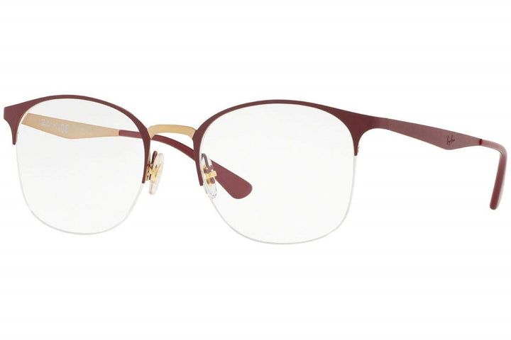 Ray-Ban Damen 0rx 6422 3007 49 Brillengestelle, Gold (Pink Gold On Top Matte Bordeaux)