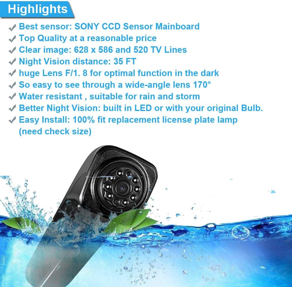 Rückfahrkamera Transporter Van Bremslicht Bremsleuchte Kamera Rückfahrsystem im 3. Bremslicht mit Rü