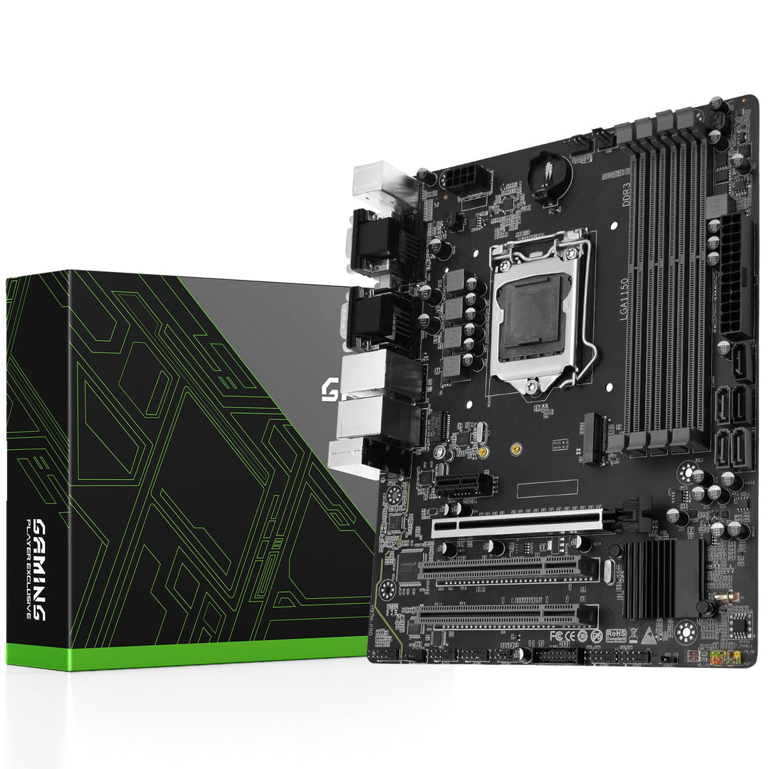 SHANGZHAOYUAN H97M PRO LGA 1150 Mainboard für Intel 4th/5th Gen Core i3 i5 i7/Pentium/Xeon (Micro AT