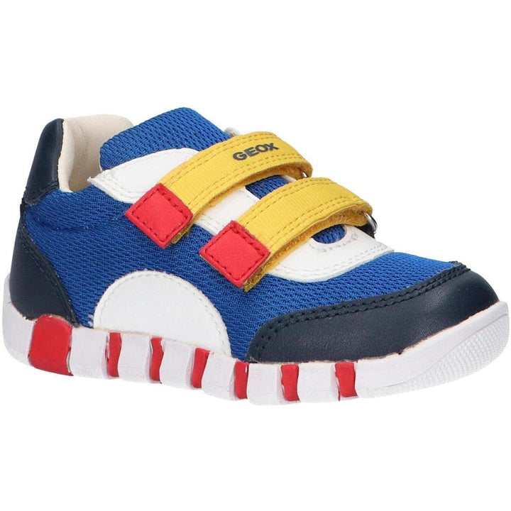 Geox Jungen B Iupidoo Boy First Walker Shoe 24 EU Royal Navy, 24 EU Royal Navy