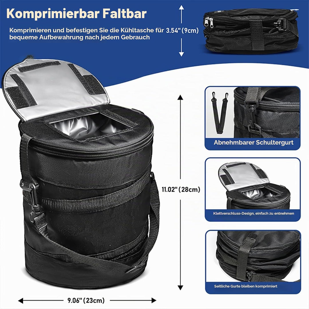 Golf-Kühltasche - Hält Getränke 6 Stunden Lang Kalt - Passt Unauffällig in Golftaschen