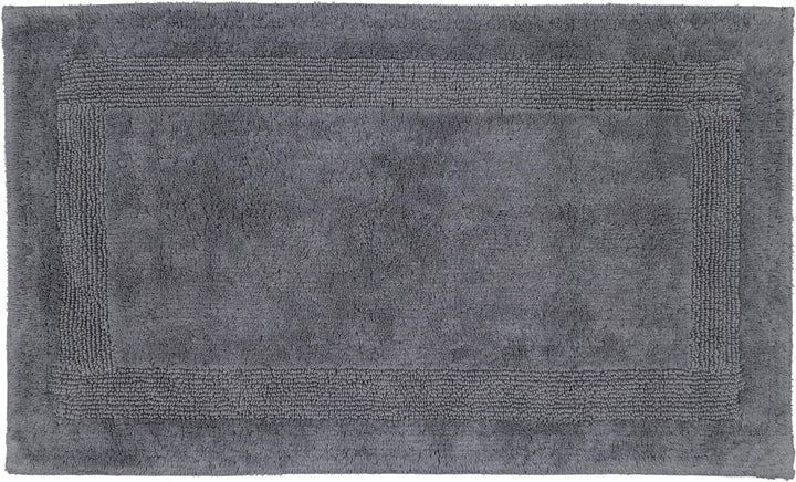 Cawö Badteppiche Luxus Badteppich 1000 anthrazit - 774 60x60 cm, 60x60 cm