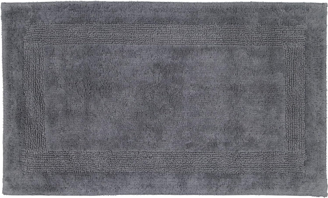 Cawö Home Badteppiche Luxus Badteppich 1000 anthrazit - 774 60x100 cm, 60x100 cm