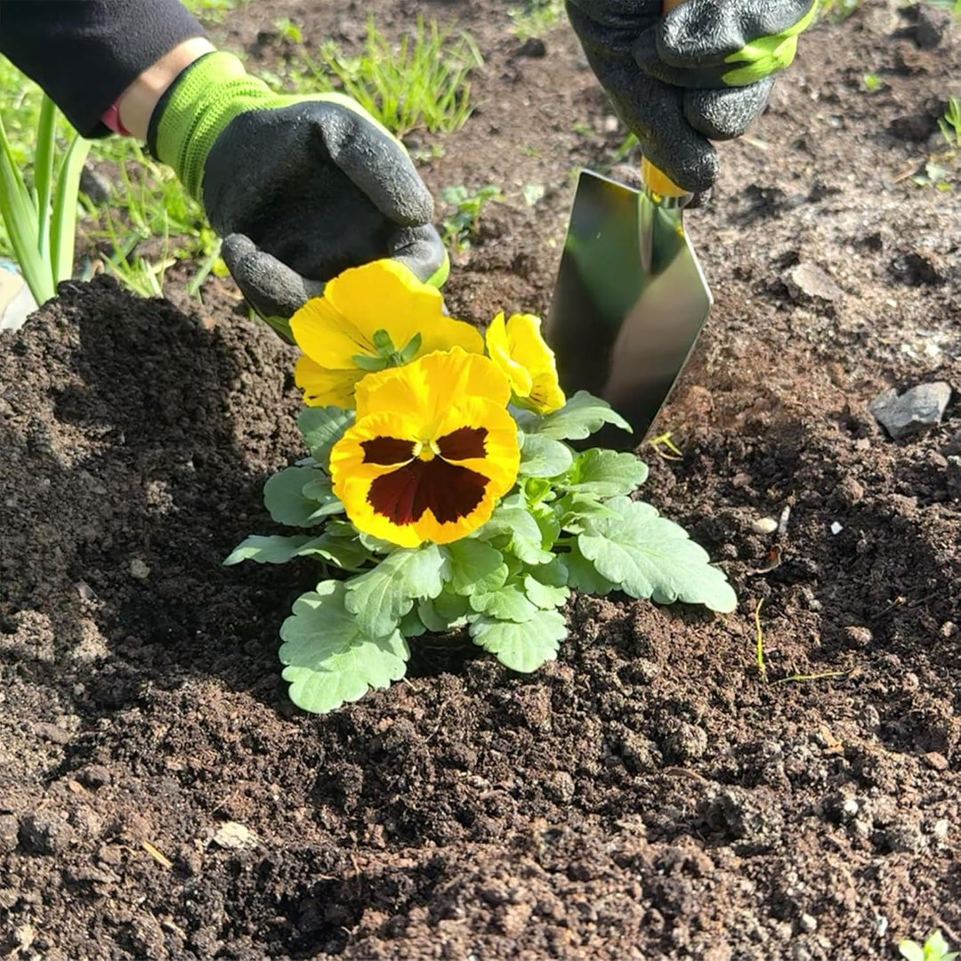 BIKAIN Klappbarer Gartenhocker – Werkzeugset – Aufbewahrungstasche mit Reissverschluss – inkl. 5 Wer