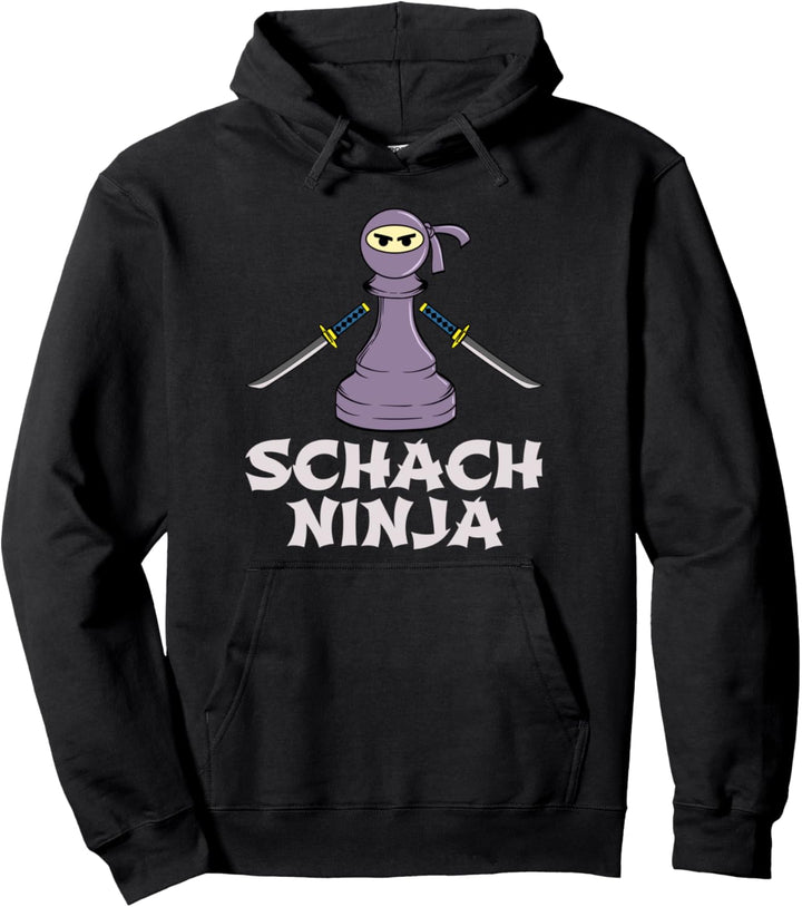 Schach Ninja Schachbrett Schach Design Chess Ninja Schach Pullover Hoodie